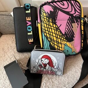 Nightmare before Christmas sally purse andloungefly wallet